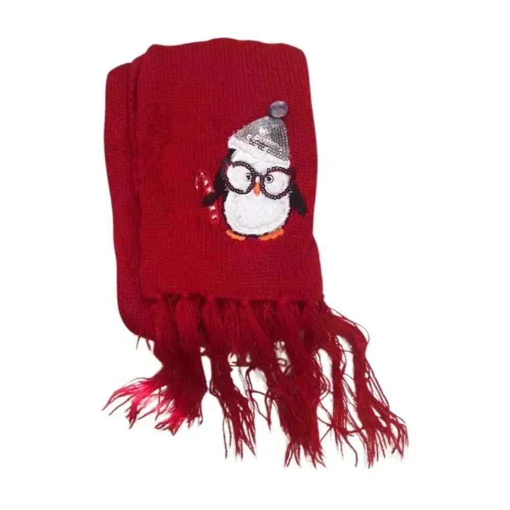 Penguin Red Scarf